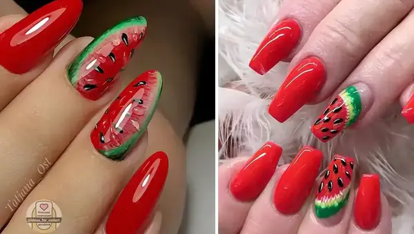 عکس ناخن بچه گانه شب یلدا