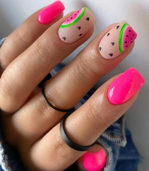 عکس ناخن بچه گانه شب یلدا
