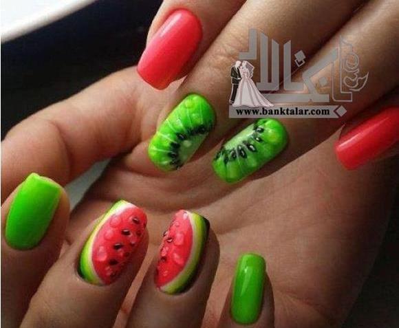 عکس ناخن بچه گانه شب یلدا