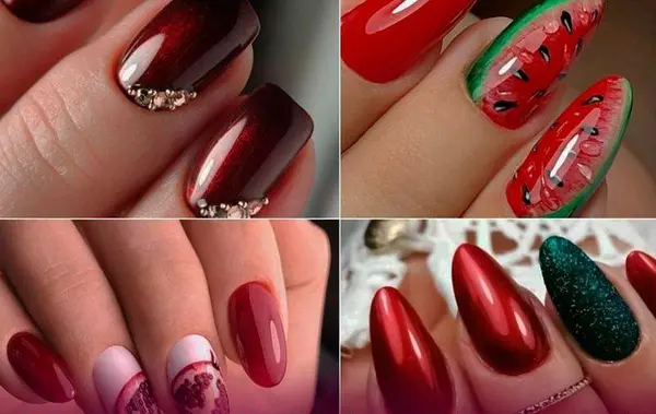 عکس ناخن بچه گانه شب یلدا