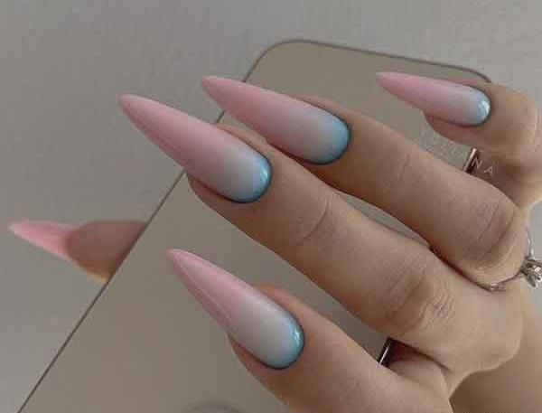 عکس ناخن مصنوعی بلند دخترانه