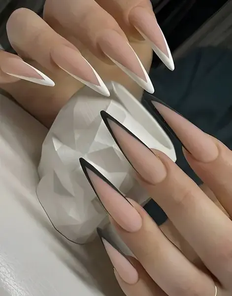 عکس مدل ناخن بلند دخترانه