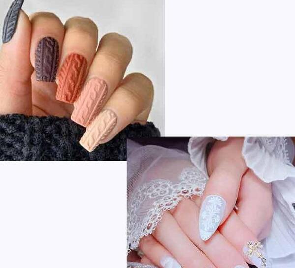 عکس ناخن با لاک ژل