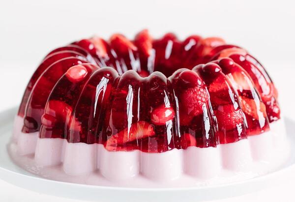 عکس ژله بستنی دو رنگ