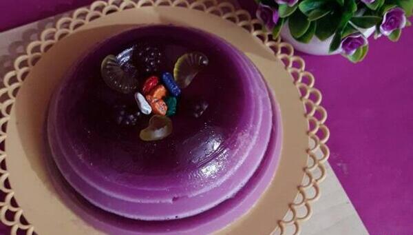 عکس ژله بستنی دو رنگ