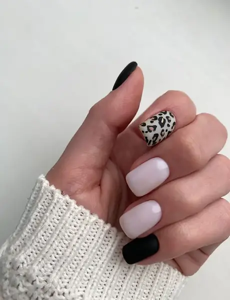 عکس طراحی ناخن پلنگی