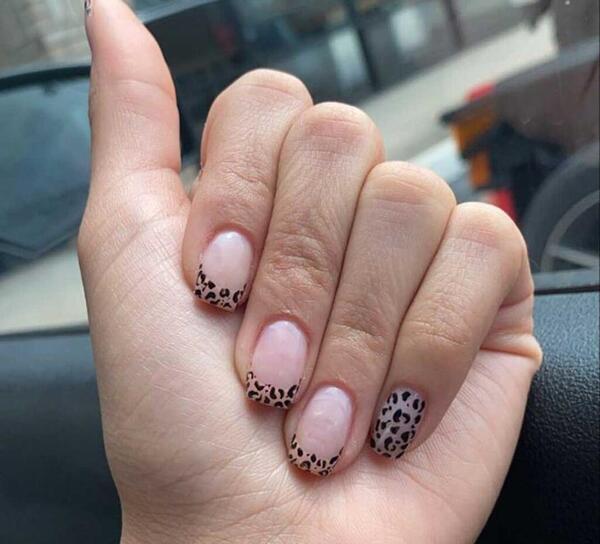 عکس مدل ناخن پلنگی