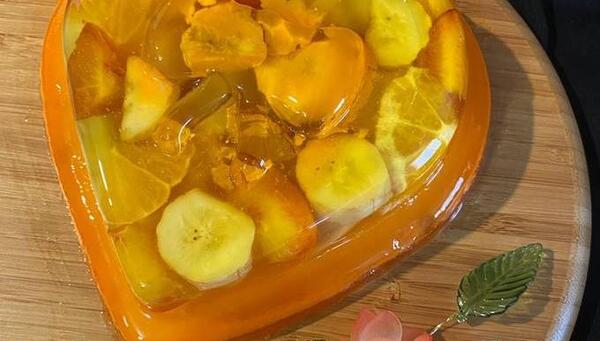 عکس ژله چند میوه