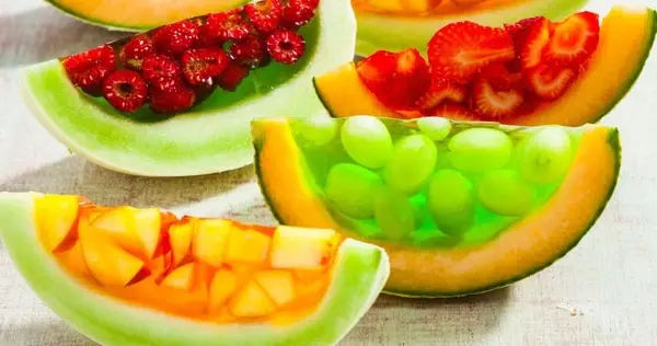 عکس ژله چند میوه
