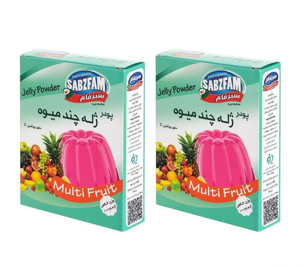 عکس ژله چند میوه