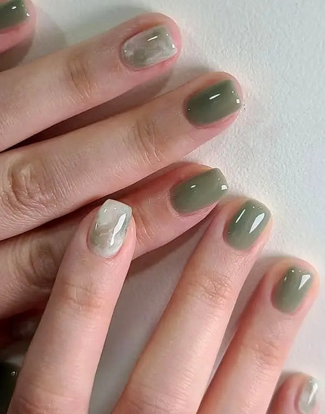 عکس طرح ناخن ژله ای