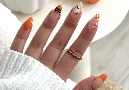 عکس طرح ناخن ترسناک
