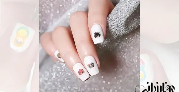 عکس ناخن خوشگل عروسکی