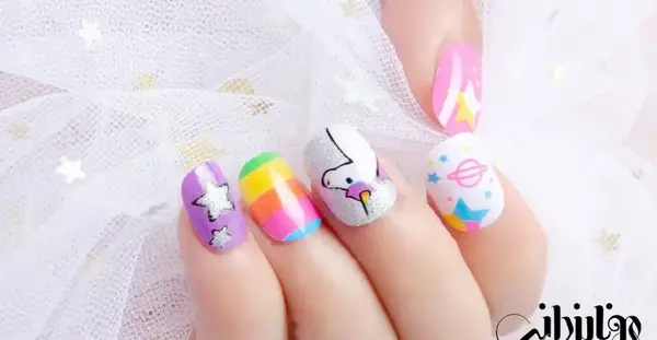عکس ناخن بچه گانه خیلی خیلی خوشگل