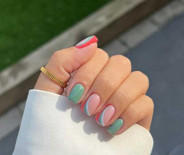 عکس ناخن دخترانه ساده