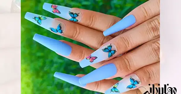 عکس ناخن دخترانه بلند
