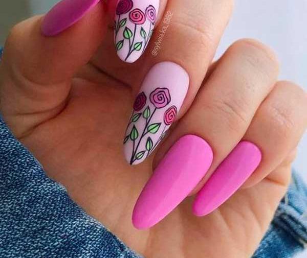 عکس ناخن دخترانه زیبا