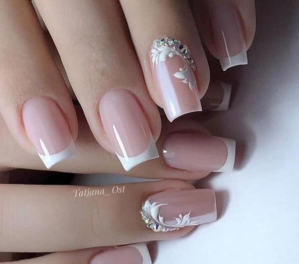 عکس ناخن دخترانه برای عروسی