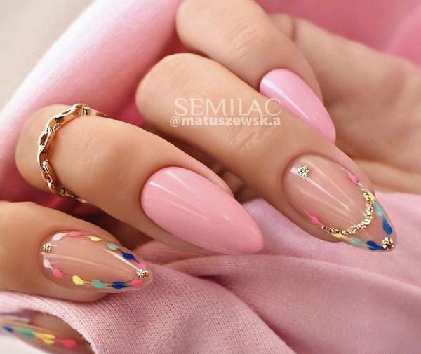 عکس ناخن دخترانه شیک بلند