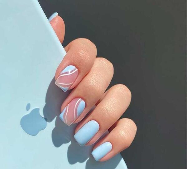 عکس ناخن دخترانه کوتاه شیک