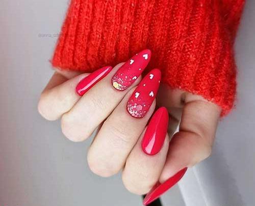 عکس ژل ناخن دخترانه کوتاه