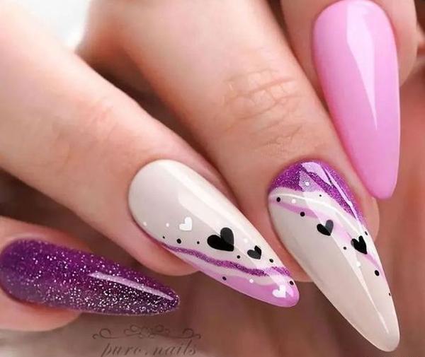 عکس ناخن ژلیش دخترانه جدید
