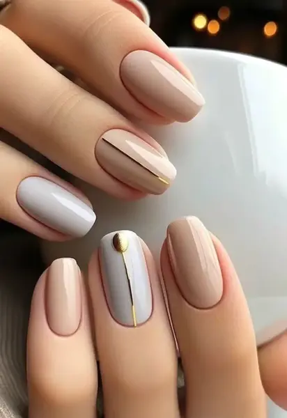 عکس ناخن رنگی رنگی