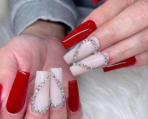 عکس ناخن رنگی دخترانه