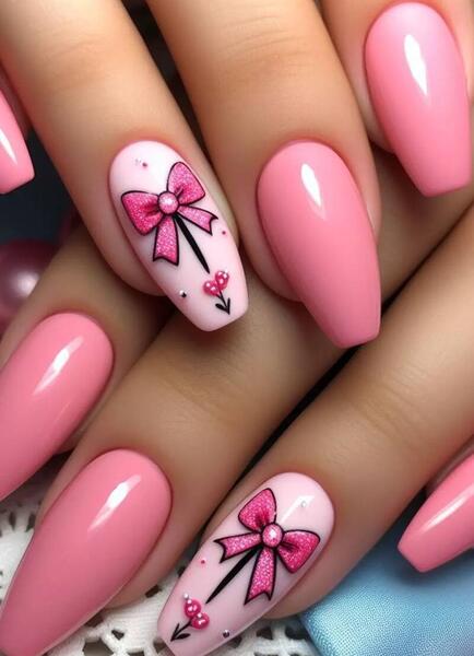 عکس ناخن های رنگارنگ