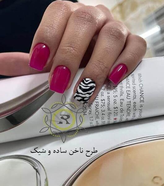 عکس ناخن زنانه ساده