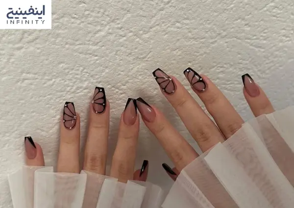 عکس ناخن زنانه بلند