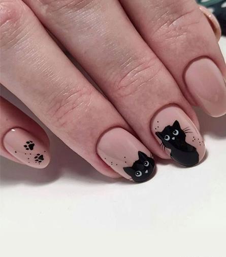 عکس ناخن ژلیش دخترانه ساده
