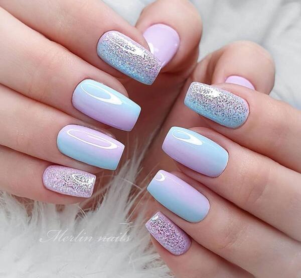 عکس ناخن ژلیش دخترانه ساده
