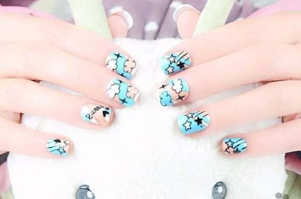 عکس ناخن ژلی دخترانه بچه گانه