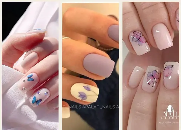 عکس ناخن های ژلی دخترانه