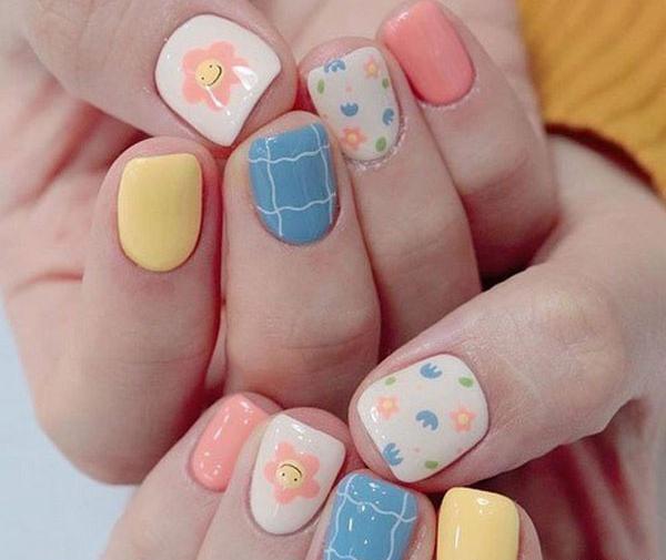 عکس ناخن ژلیش بچه گانه خرسی