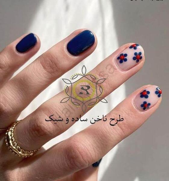 عکس ناخن ساده کوتاه