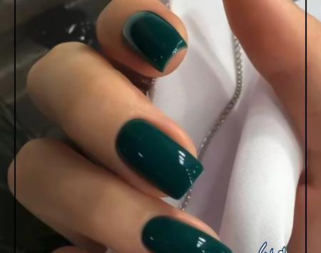 عکس ناخن سبز لجنی