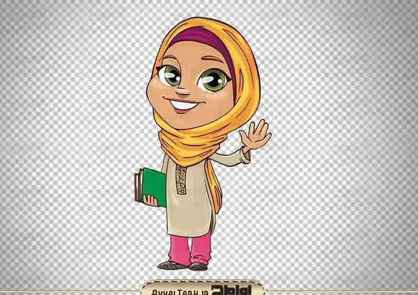 عکس دختر با صلیب