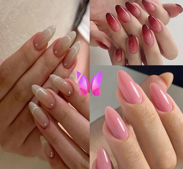 عکس ناخن دخترانه ساده شیک