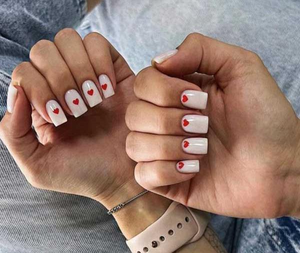 عکس ناخن دخترانه ساده شیک