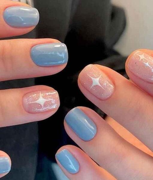 عکس ناخن ژلیش ساده دخترانه