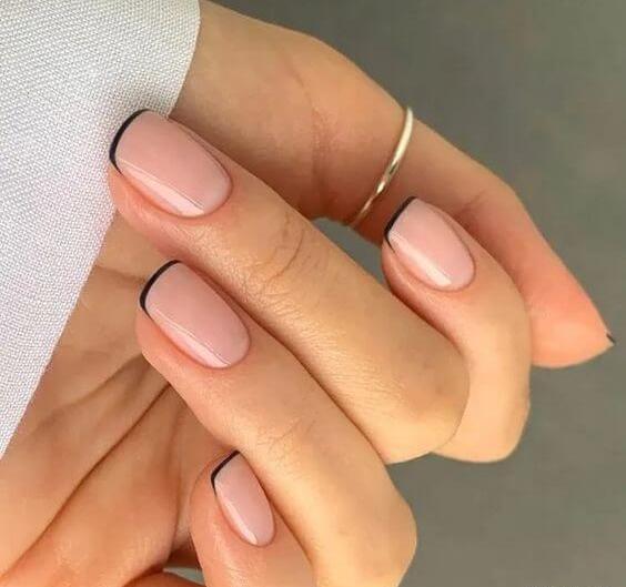 عکس ناخن طرح دار ساده