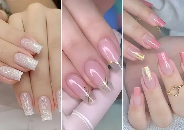 عکس ناخن طرح دار ساده