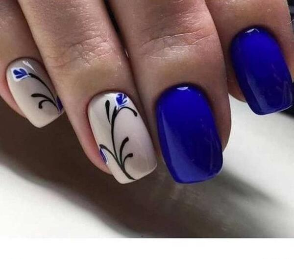 عکس ناخن طرح دار جدید