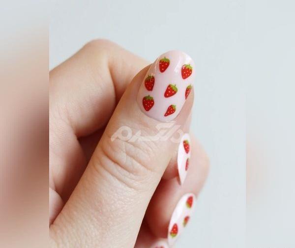عکس ناخن طرح دار بچه گانه