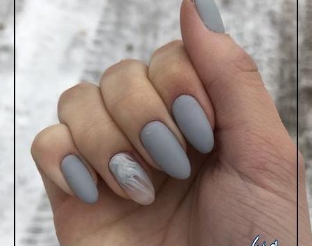 عکس ناخن طوسی اکلیلی