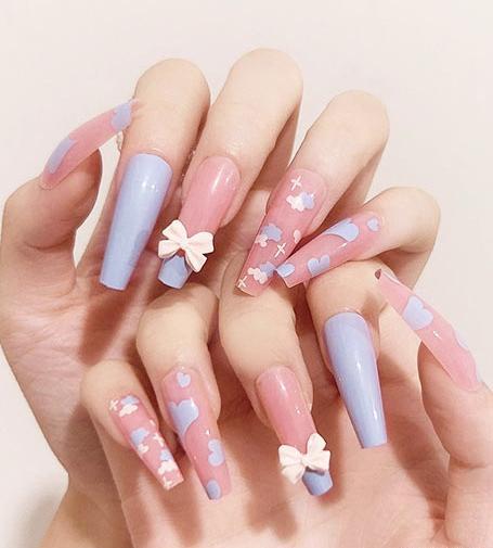 عکس ناخن عروسکی بلند