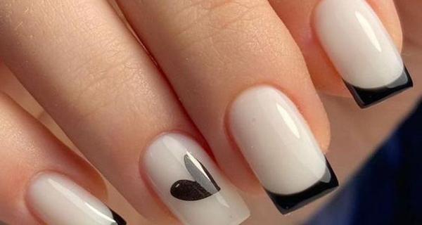 عکس کاشت ناخن فرنچ سفید