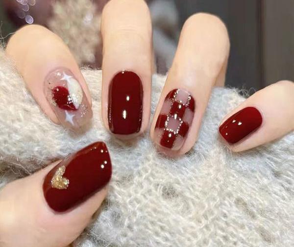 عکس ناخن قلب قلبی